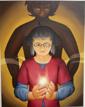 The Mage - oil on canvas - 20" x 16"