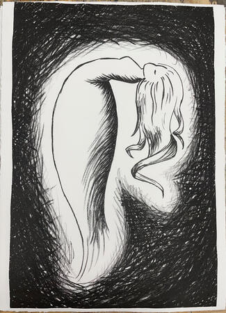 Rise - lithograph - 15&quot; x 11&quot;